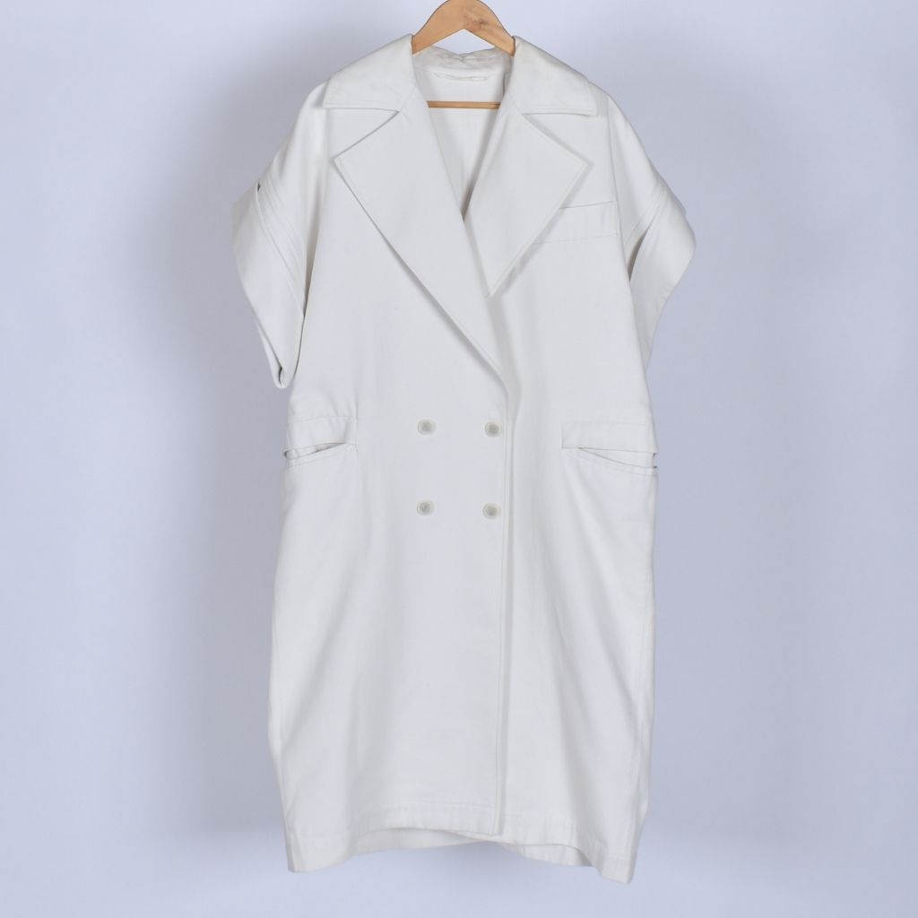 Designer white coat Deepika Padukone
